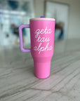 Zeta Tau Alpha Pink Sugar Hydrojug® Tumbler