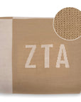 ZTA Acrylic Knit Checkered Blanket