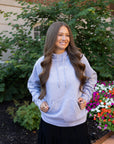 Zeta Logo Grey Hoodie