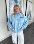 Zeta Tau Alpha Powder Blue Hoodie