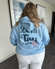 Zeta Tau Alpha Powder Blue Hoodie