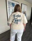 Zeta Tau Alpha Ivory Heart Tee
