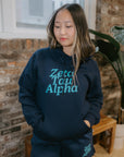 Zeta Tau Alpha Navy Shorts