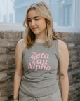 Zeta Tau Alpha Ash Tank Top