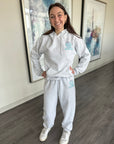 Zeta Tau Alpha Fox Grey Hoodie