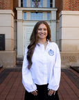 ZTA Ruffle Crest Crop Shirt