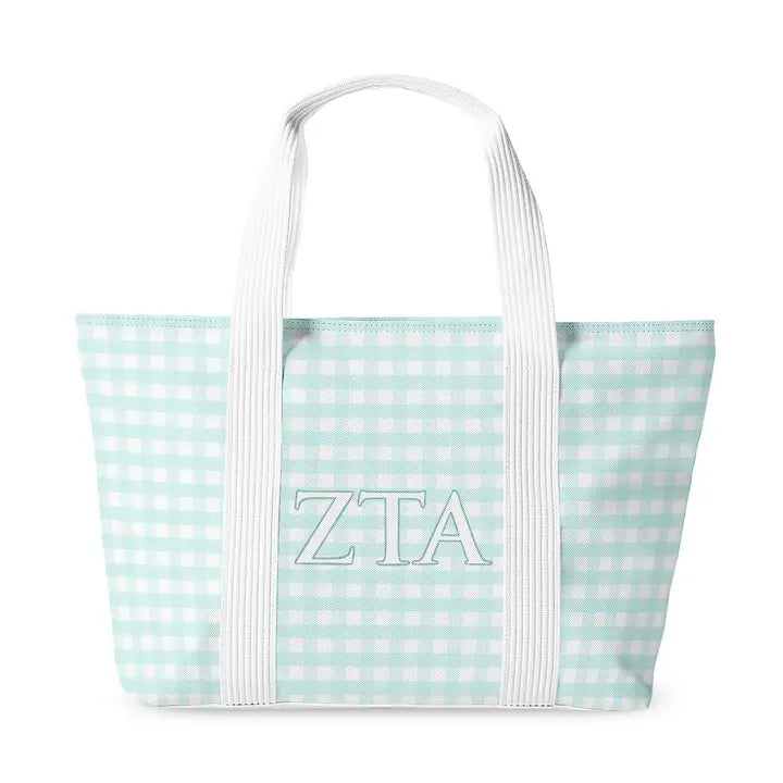 ZTA Checkered Tote – Crown & Co.