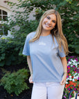 Zeta Light Washed Cropped Tee