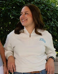 ZTA Opal White 1/4 Zip