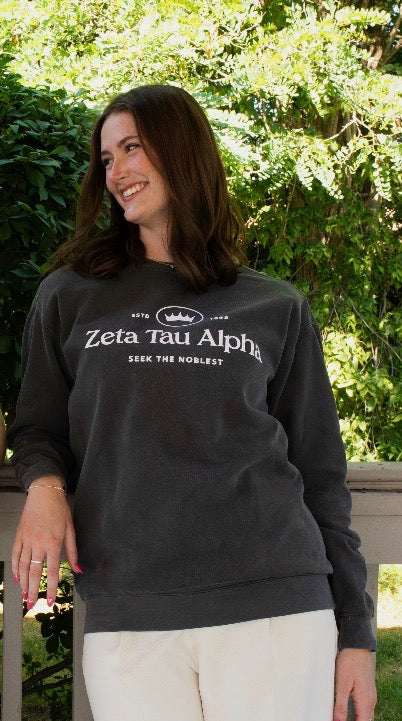 ZTA Formal Logo Crewneck