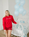 Zeta Tau Alpha Cherry Red Hoodie