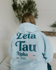 Zeta Tau Alpha Powder Blue Hoodie