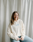 ZTA Groovy Cropped Hoodie