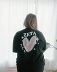 Zeta Comfort Colors Heart Tee