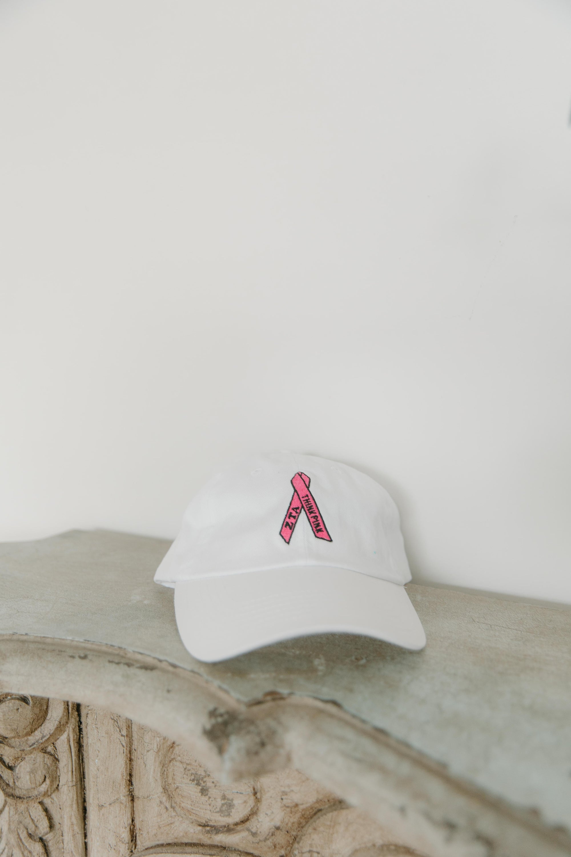 ZTA Pink Ribbon Hat