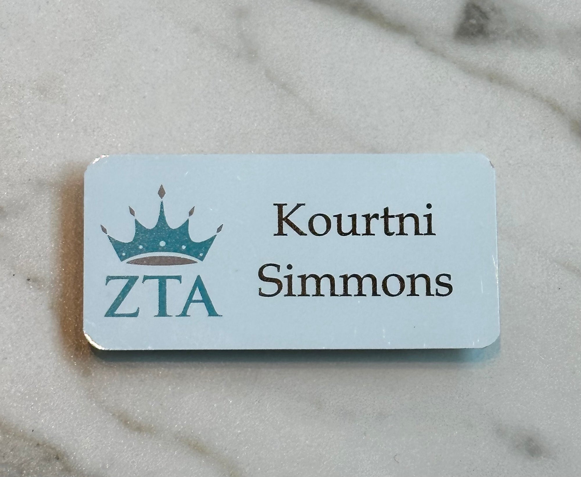 ZTA Logo Nametag