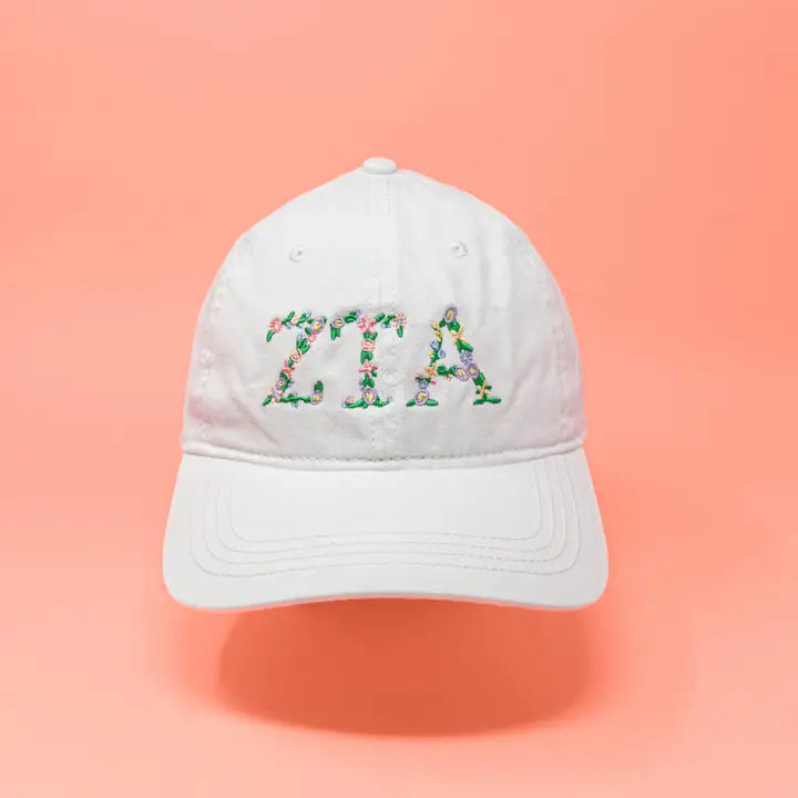 ZTA Floral Embroidered Hat