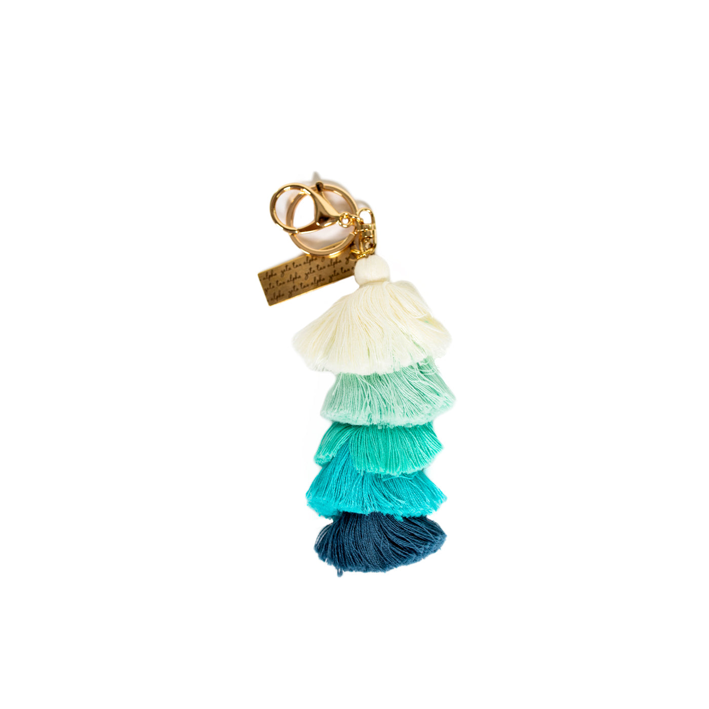 Zeta Tau Alpha Ombre&#39; Tassel Keychain
